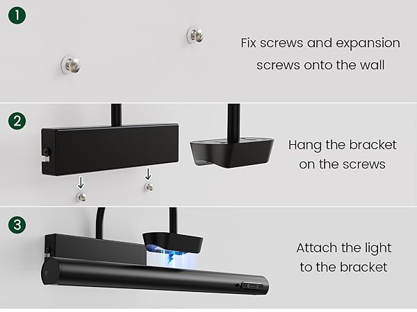  picture lights for wall battery operated