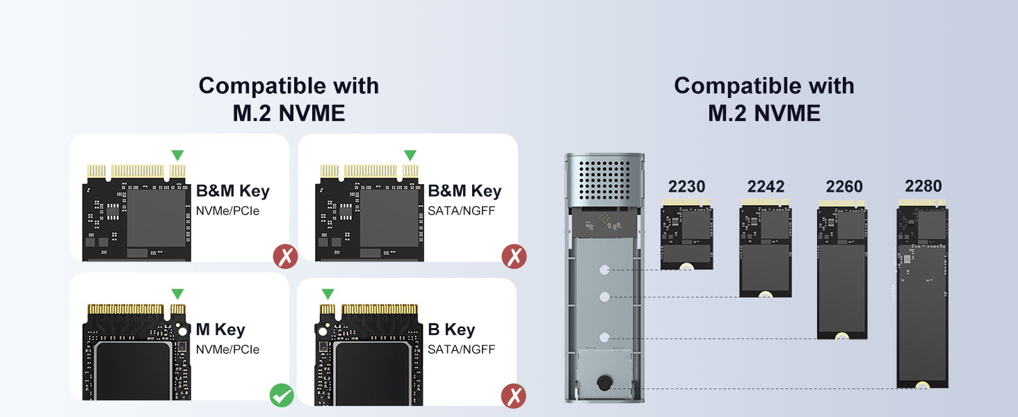 M.2 NVME SSD Enclosure