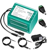 Mspalocell 12v Rechargeable li ion Battery,Lithium Battery 12V 7900mAh with Charger DC5521 Ports ...