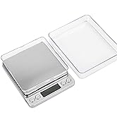 Toprime Digital Gram Scale 500g 0.01g Food Scale High Precision Kitchen Scale Multifunctional Sta...