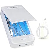 Nail Tool Sterilizer Box, ALLGLAM USB Portable Sterilizing Box for Nail Manicure Tools, Beauty Tw...