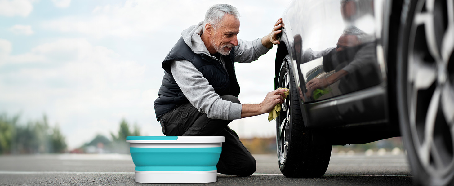Nekteck Foot Soaking Tub Collapsible Bucket for Foot Bath Soak Pedicure Foot Spa Gifts Men Women