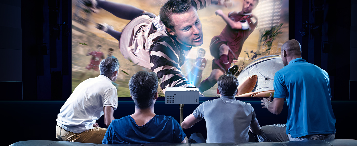 Projector Outdoor 5G Wifi Bluetooth Movei Video 4K 1080P Portable Home Theater Indoor Phone