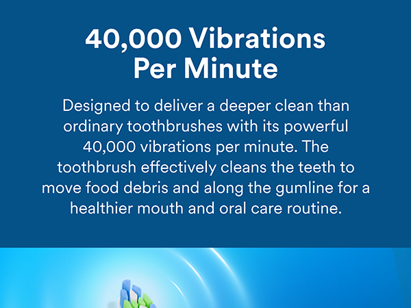 Auraglow sonus electric toothbrush modes and vibration