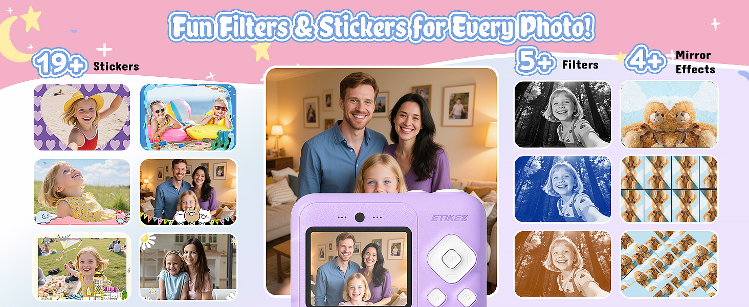 kids camera for kids Christmas gifts for 10 year old girl instant camera kids camera instant print