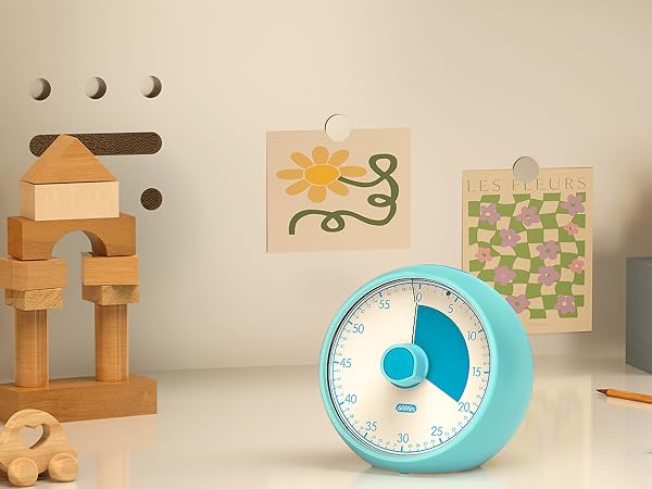 Watch time move with our visual timer for classrooms and homes, making time management engaging