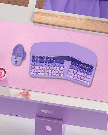 Ergonomic Wireless Keyboard Mouse