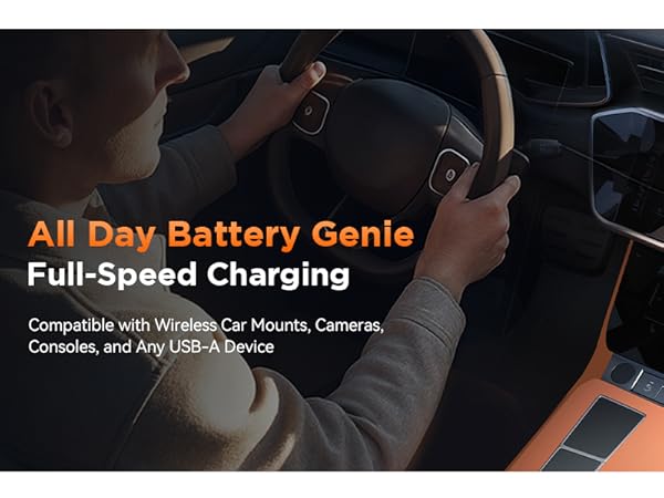 joyroom fast charging car charger, for most usb c and usb a charging devices, always ready to charge