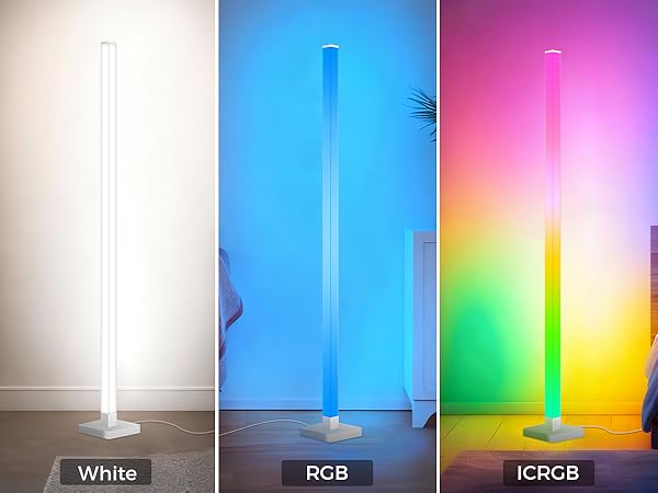 led corner floor lamp