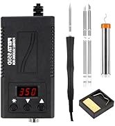 FEITA 950D Mini Soldering Iron Kit T12 Digital Soldering Station - Rapid Heat-up - With 3 Solderi...