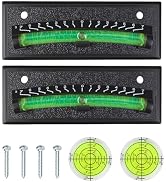 4pcs Camper Bubble Level - Bubble Level for Rv and Circular Bubble Levels High Visibility for Cam...