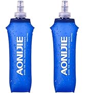 TRIWONDER Soft Flasks Collapsible Water Bottles TPU Folding Flask Sports Water Bottle for Hydrati...