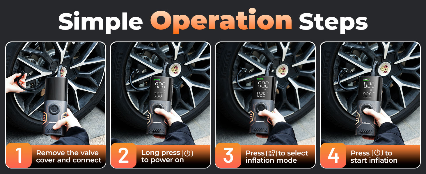 air tire pump for car portable