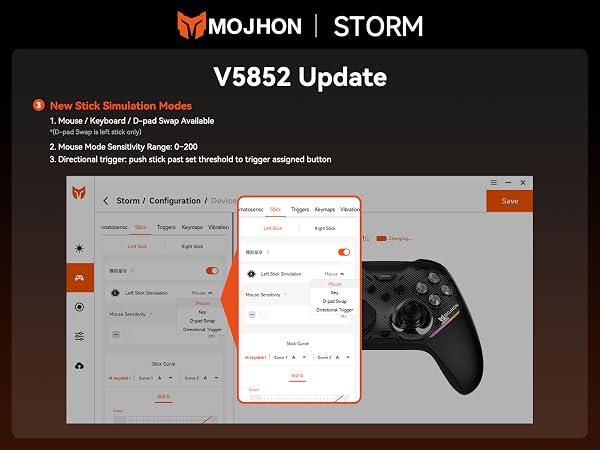 New Stick Simulation Modes