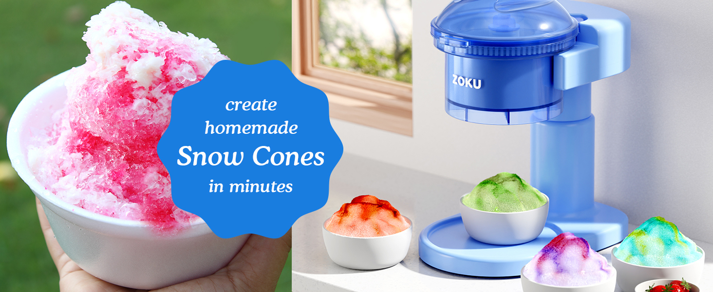 ZOKU Snow Cone Machine for creating homemade snow cones
