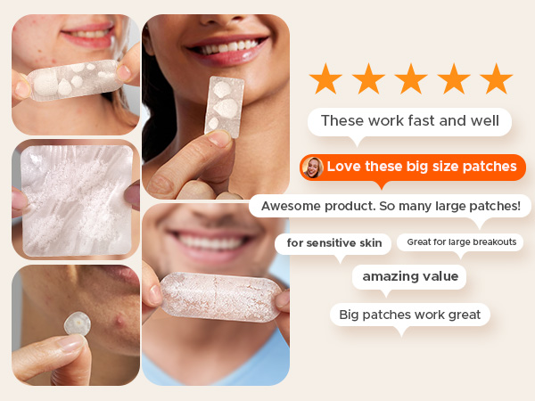 large pimple patches