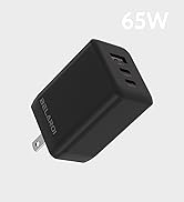 65W USB C Charger, GaN PPS Fast Compact Foldable Charger, 3 Ports Fast Wall Power Adapter for iPh...