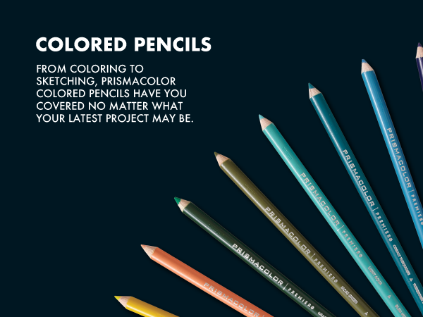 prismacolor colored pencils color sketch project kids adult vivid blend unique school home premier