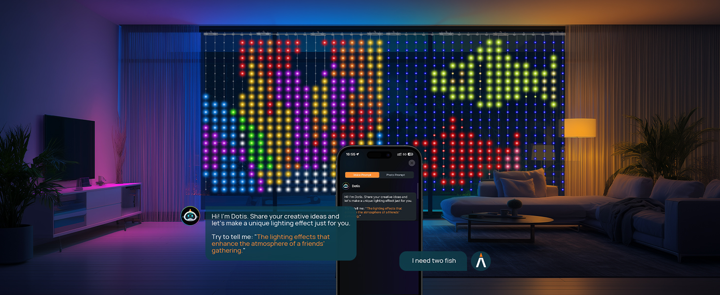curtain lights ai