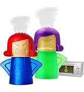 Abnaok Microwave Steam Cleaner, 2 PCS Angry Mama Microwave Oven Steam Cleaners Easily Clean in Mi...