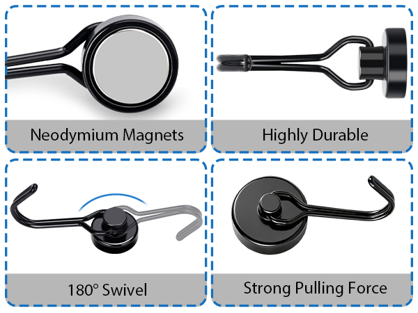 E BAVITE Magnetic Hooks