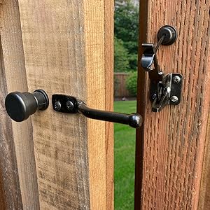 gate latch door locks outdoor fence lock wooden hardware shed latches metal gates safety farm slide