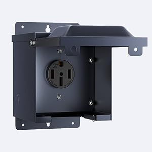 50 Amp RV Power Outlet Box 125/250V NEMA 14-50R RV Receptacle UL Listed