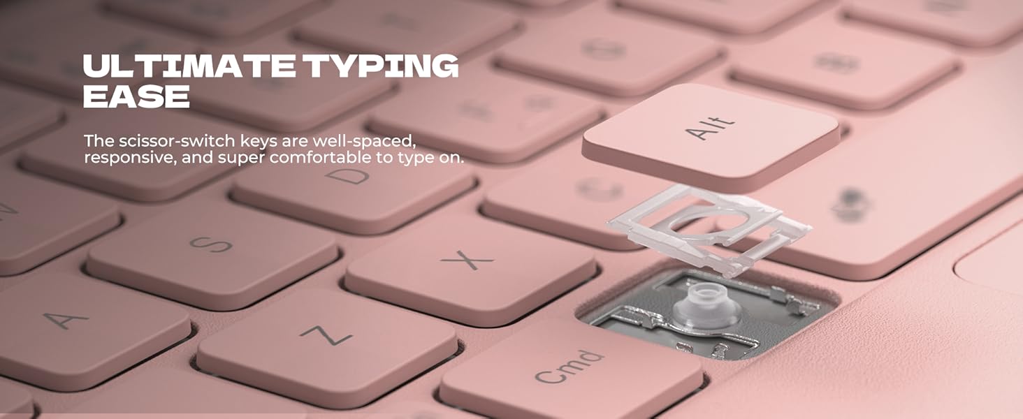 Laptop-like Typing Multi-touch Trackpad Backlit Stylus Holder for Galaxy Tab A9+ Plus (2023)