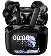VIEFONG Wireless Earbuds, Bluetooth Headphones 5.4, 30dB Noise Cancelling Earbuds, 2.01" Touchscr...