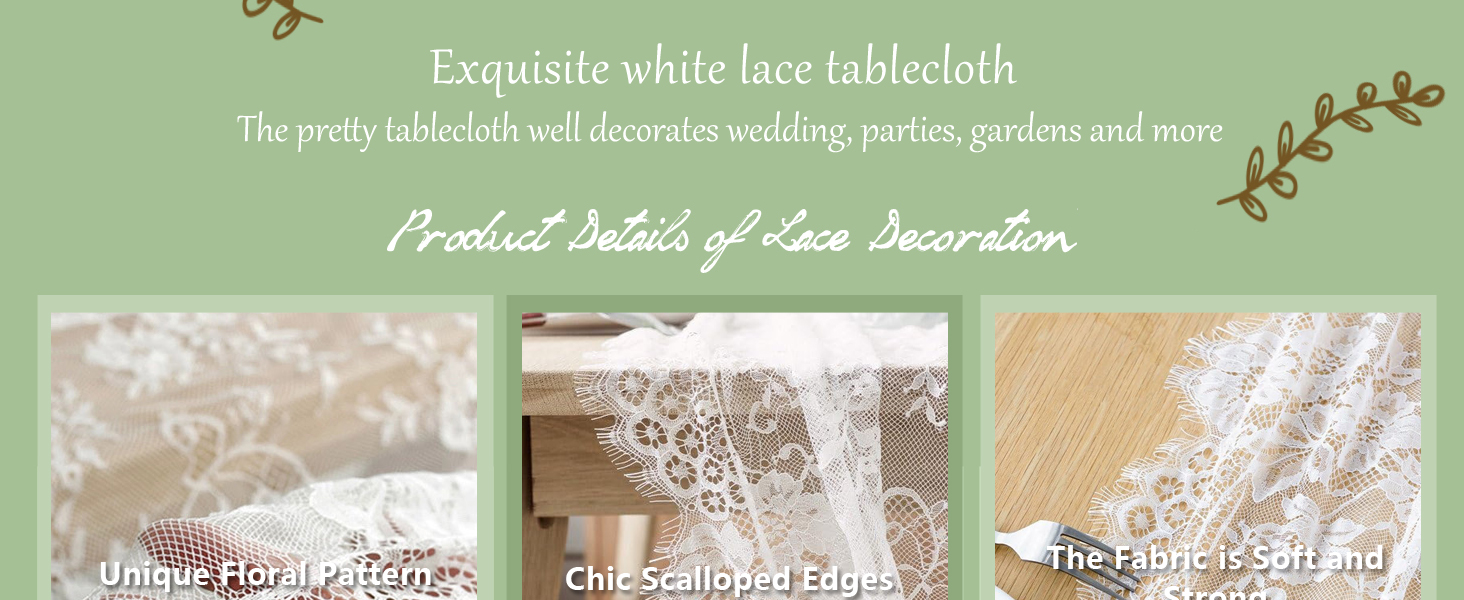 White Lace tablecloth