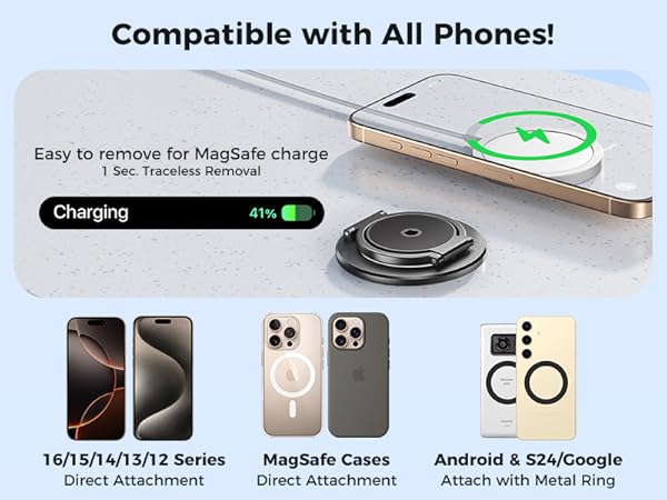 phone grip magsafe compatible