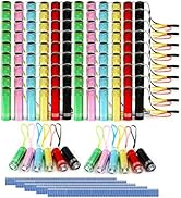 Hilngav 120 Pack Mini Flashlight Set, Aluminum LED Handheld Torches with Lanyard, Assorted Colors...