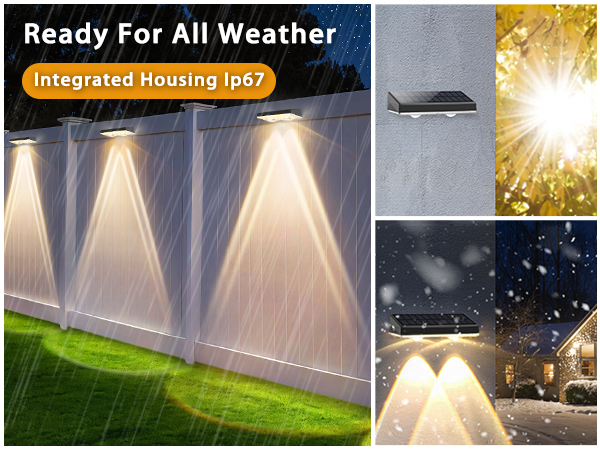 SunFlickt Solar Fence Lights