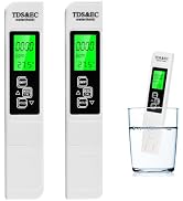 FORIOT2026 4 in 1 Digital Water Tester, TDS Meter Digital Water Tester | 2PCS 0-9999PPM, Pool Wat...