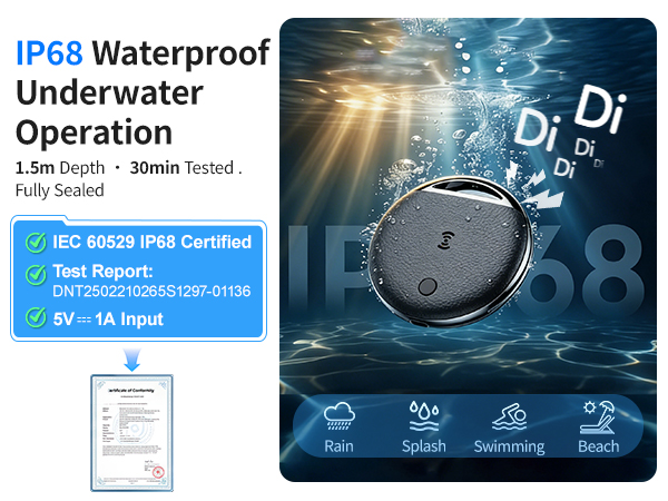 IP68 Waterproof