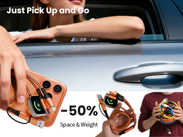 Portable Travel Charger for Apple Devices