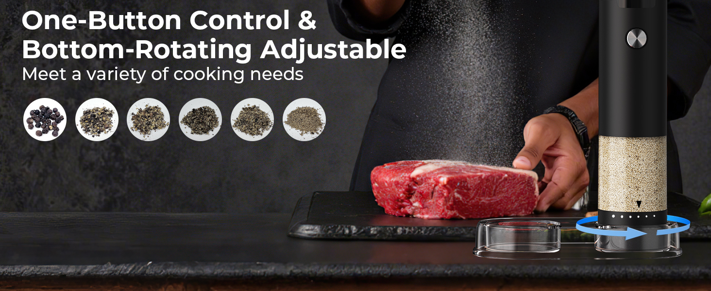 One-Button Control &amp;amp; Bottom-Rotating Adjustable