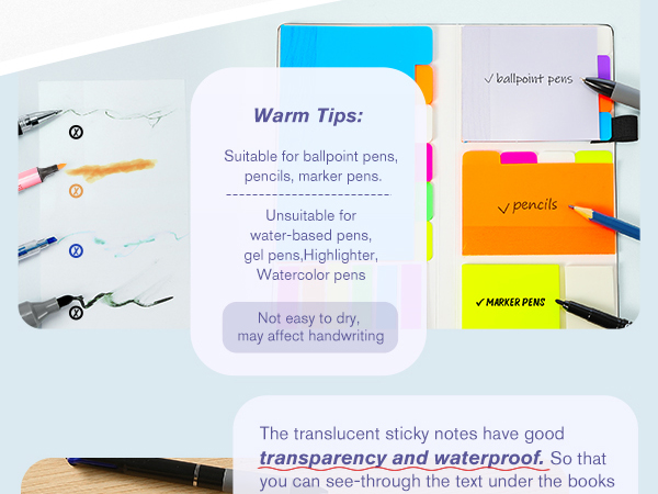 Transparent Sticky Note Pads