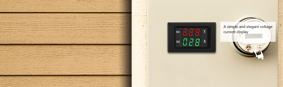 DROK DC Voltage Current Display