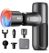 arboleaf Mini Thermacool Massage Gun, Heat and Cool Muscle Massager for Back Pain Relief, Hot Col...
