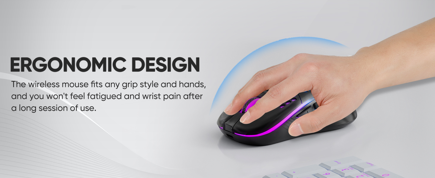 Wireless Gaming Mouse Honeycomb