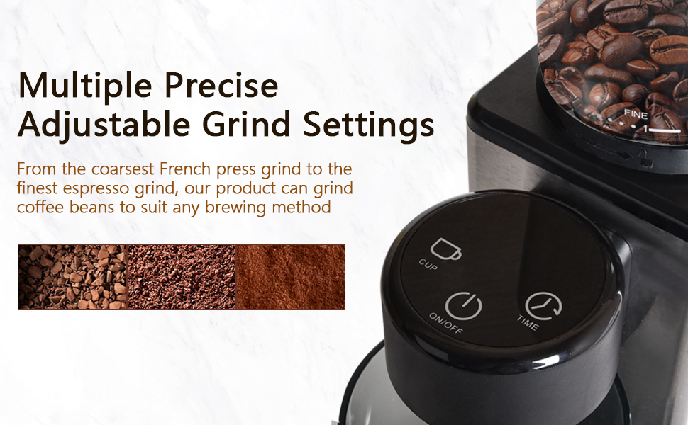 electric coffee grinder adjustable grind