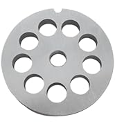 #12 Stainless Steel Meat Grinder Plate Discs Blades Compatible with FGA Food Chopper and Hobart, ...