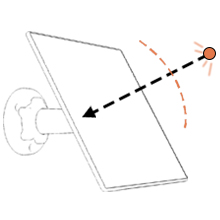 outdoor camera solar panel charge