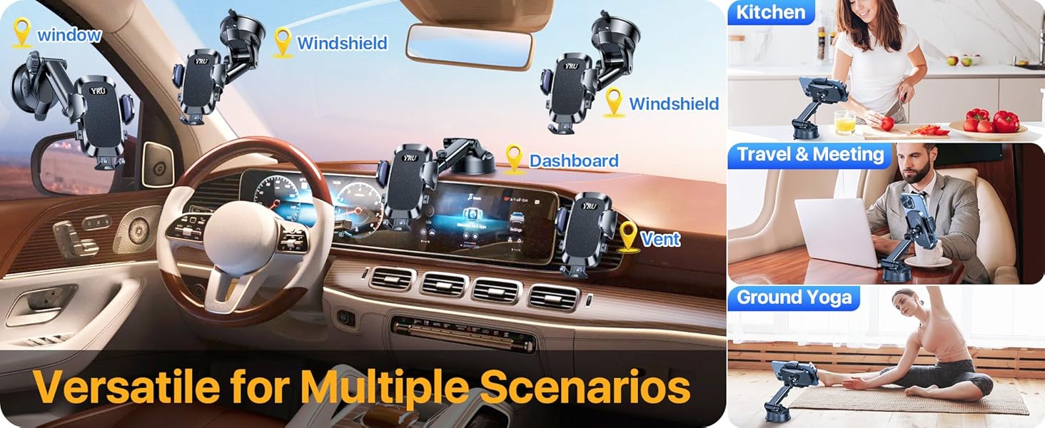 Heavy duty window cell phone mount phone car phone holder window phone mount for car window