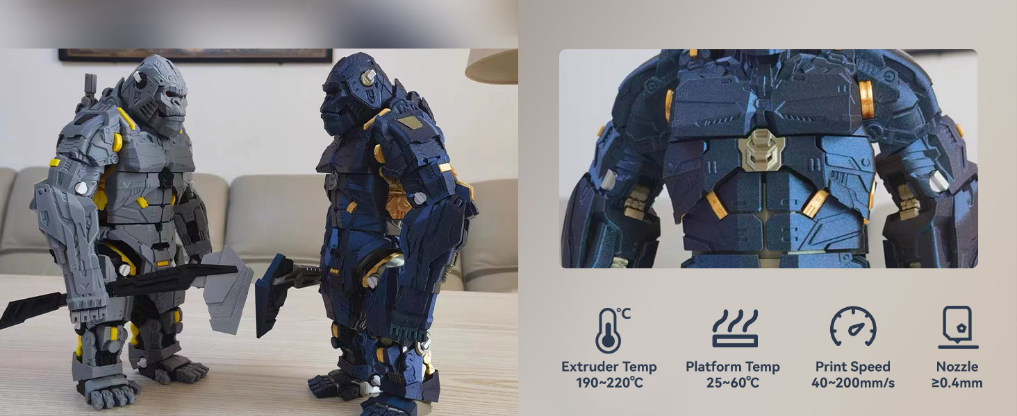 burnt titanium filament