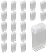 Tighall 20 Pack Transparent Bottles Diamond Embroidery Storage Jars Small Beads Storage Container...