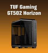 ASUS TUF Gaming GT502 Horizon ATX Mid-Tower PC Case (Boundless Panoramic Design, Dual-Chamber, In...