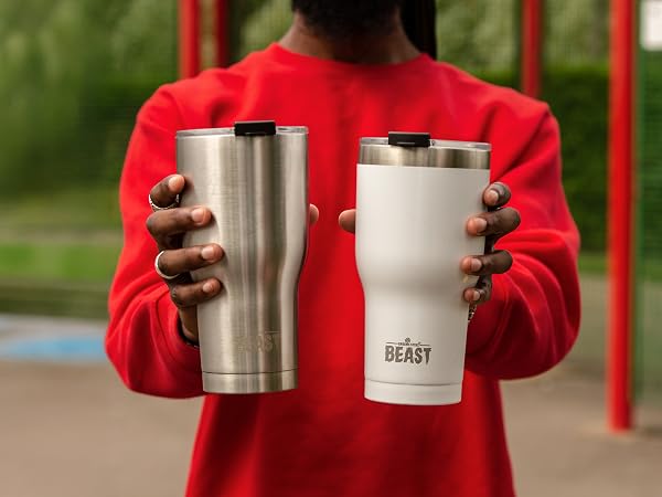 Greens Steel Beast Stainless Steel Insulated Tumbler With Handle