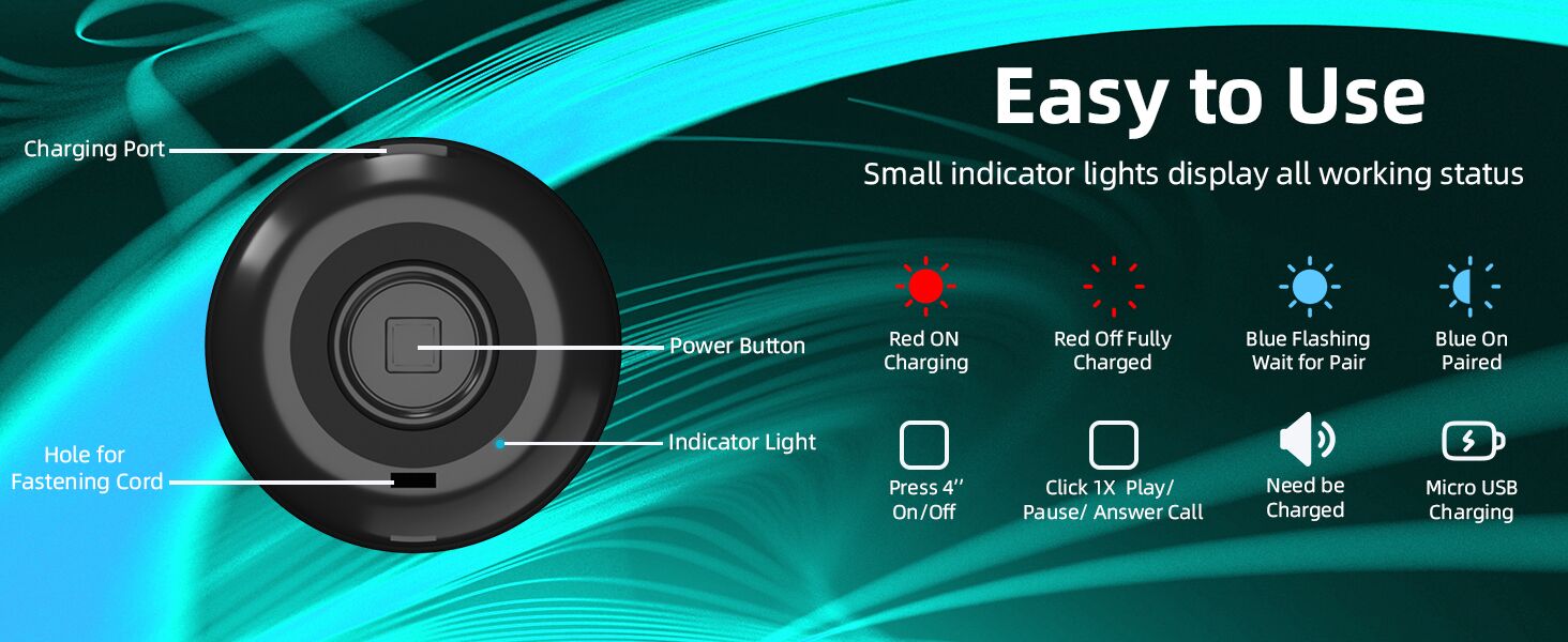 high-performance driver and a passive subwoofer. Small, but such powerful Bluetooth speakers 2 pack